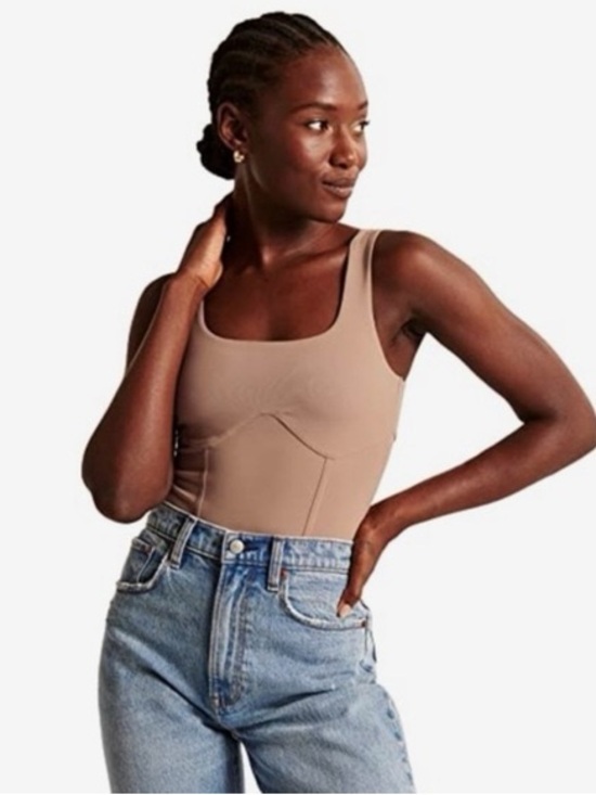 Abercrombie & Fitch Tops - Abercrombie Double Lined Corset Bodysuit